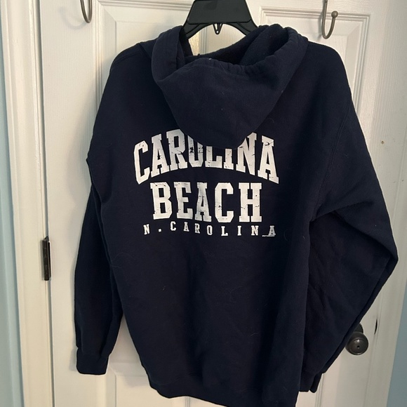 Gildan Tops Carolina Beach Zip Up Hoodie Zippper Super Nice